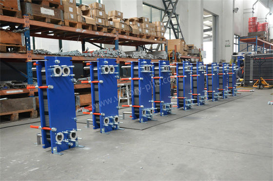 Gasketed Piring Air Untuk Air Panas Penukar Baja Berastain