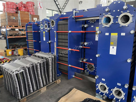 Gasketed Piring Air Untuk Air Panas Penukar Baja Berastain