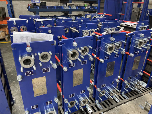 Metal brazed Panas penukar gasketed plat dan rangka Panas penukar