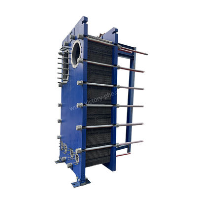 Hastelloy Plate Heat Exchanger Untuk Kondensasi Unit Kondensator Atau Viton Plate Gasket