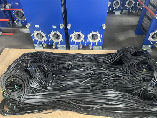 Jenis gasket penukar karet plastik NBR HNBR Bahan EPDM