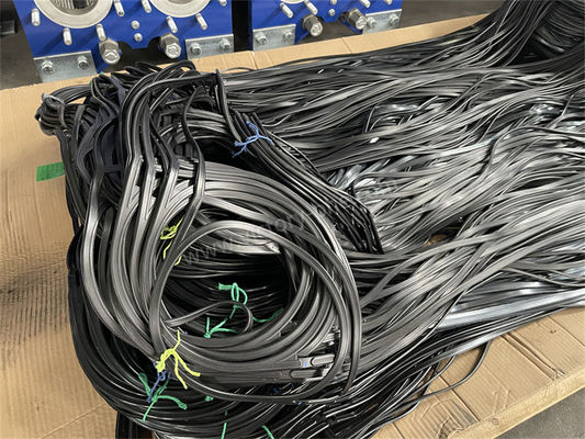 Jenis gasket penukar karet plastik NBR HNBR Bahan EPDM