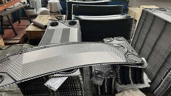 Panas penukar Tranter Plates Gasket Molibdenum stainless steel