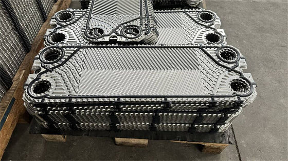 Panas penukar Tranter Plates Gasket Molibdenum stainless steel