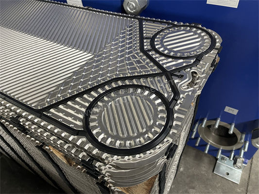 0.4mm - 0.6mm Sondex Heat Exchanger Plate Nikel/Tianinum/Baja tahan karat