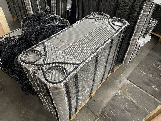 Nikel Sondex Heat Exchanger Plate 500mm Lebar Plat Transfer Panas