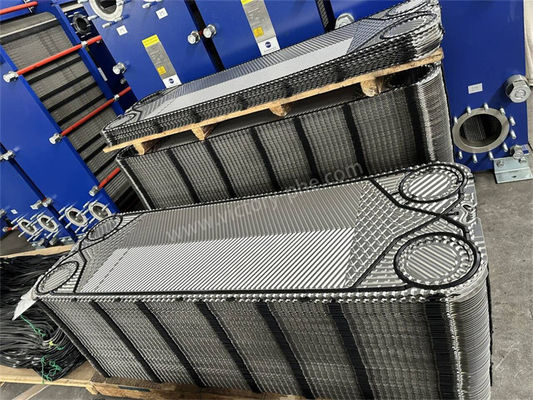 Sondex Plate Type Heat Exchanger Komponen 0,6mm tahan korosi