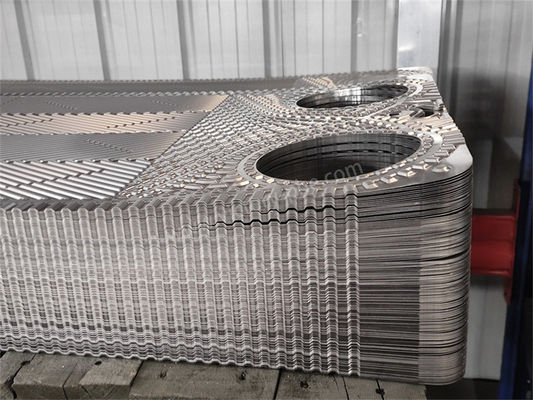 Industri Vicarb Piring penukar panas Baja tahan karat Bahan ISO