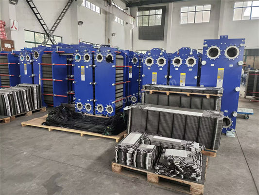 Produsen plat penukar panas Chevron titanium untuk pendinginan minyak