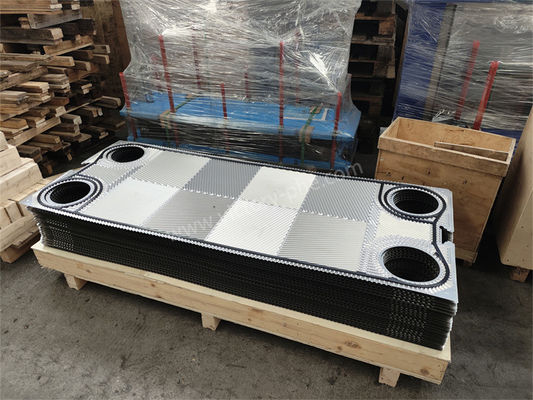 A145 J185 APV SPX Heat Exchanger Plate dengan stainless steel / titanium