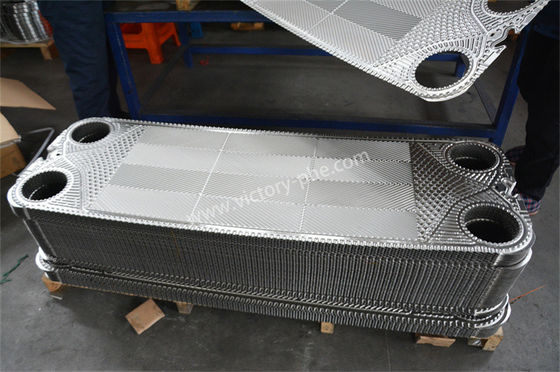 Panas penukar APV Plat 0.5mm 1.00mm Ketebalan bahan stainless steel