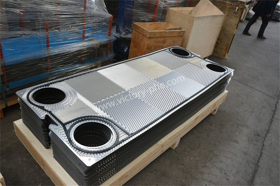Panas penukar APV Plat 0.5mm 1.00mm Ketebalan bahan stainless steel
