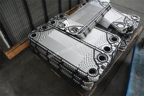 Industri GEA Piring penukar panas paduan Hastelloy / bahan nikel