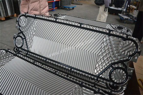 Piring Transfer Panas Hastelloy Alloy Chevron Pola Piring