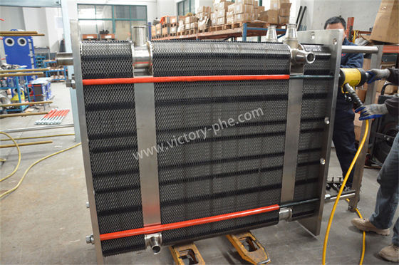 GC60 GX60 Tranter Heat Exchanger Plates Dengan Gaskets Disesuaikan