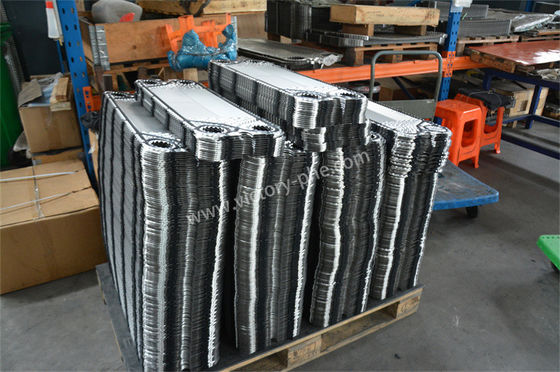 SS304 / SS316 Tranter Heat Exchanger Plates Pemanasan dan Pendinginan