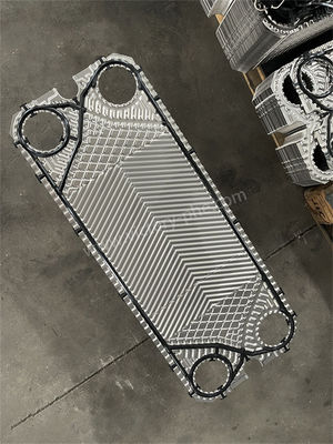 V28 Vicarb Panas Penggantian Plat Exchanger Corrugated Pola