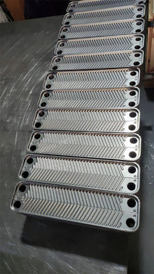 Vicarb Panas Penukar Plat dilas Tekanan Tinggi Nikel VU8 V20 V60