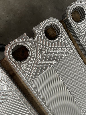 SS316 SS304 GEA Piring penukar panas Untuk gasket Piring penukar panas