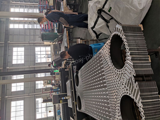 Disesuaikan Chevron Plate Panas Penukar Plate komponen penting