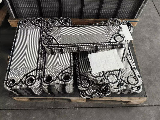 Piring penukar panas akses yang tenang SUS316 Stainless Steel Titanium Nickel