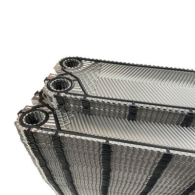 Plat penukar panas sirip Plat untuk kondensor evaporator