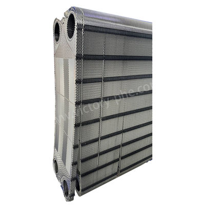 Plat penukar panas stainless steel Tranter Powder Coating Perlakuan permukaan