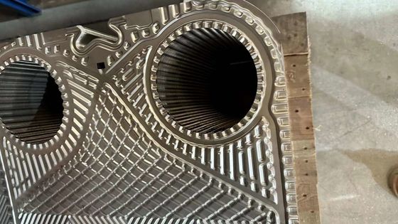 Hastelloy GEA Heat Exchanger Plate 0,5 mm / 0,6 mm Ketebalan Ukuran