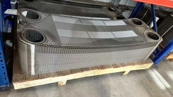 Hastelloy GEA Heat Exchanger Plate 0,5 mm / 0,6 mm Ketebalan Ukuran