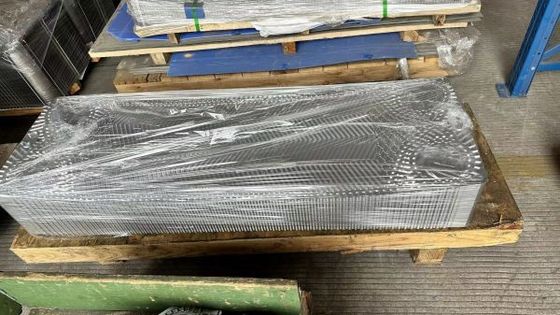 Titanium Vicarb Heat Exchanger Plates 0.5mm Ketahanan Korosi