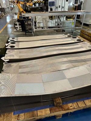 PHE Accessen Panas Pertukaran Plate Gasket Stainless Steel / Titanium