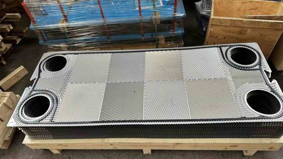 Plat akses dan gasket untuk efisiensi transfer panas penukar panas