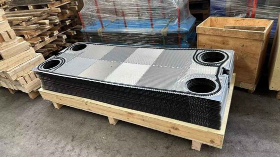 Plat akses dan gasket untuk efisiensi transfer panas penukar panas