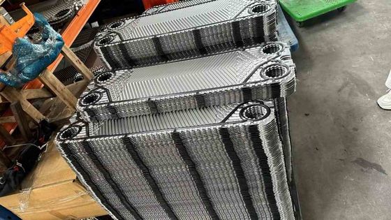 S100 S121 S4A Tipe Sondex Heat Exchanger Plate untuk Transfer Panas dan Pendinginan Kecepatan Aliran Rendah