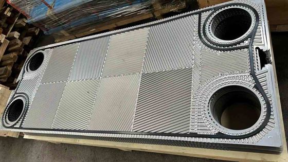 0.5mm 0.6mm 316/Hastelloy C276 Bahan Sondex Heat Exchanger Plates untuk Transfer Panas