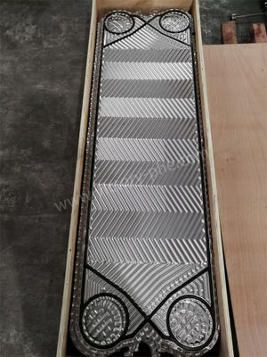 Plat penukar panas Herringbone untuk aplikasi suhu dengan gasket NBR/EPDM/Viton