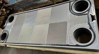 Pelat penukar panas Vicarb dengan gasket, area transfer panas 10-1000m2, gasket NBR